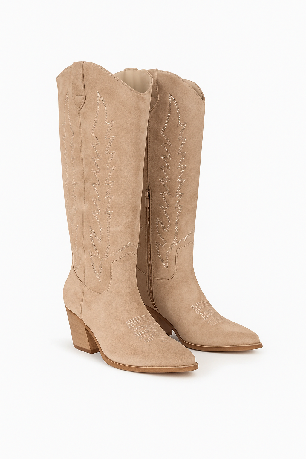 Bottes Santiago Women – Western Cowgirl Style with Comfortable Block Heel
