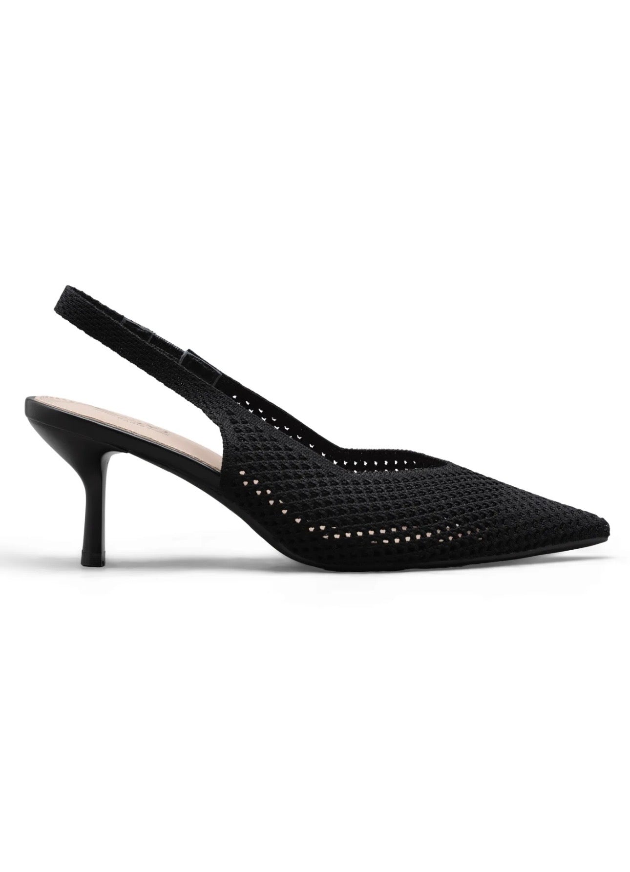Noire Couture — profil latéral, silhouette affûtée