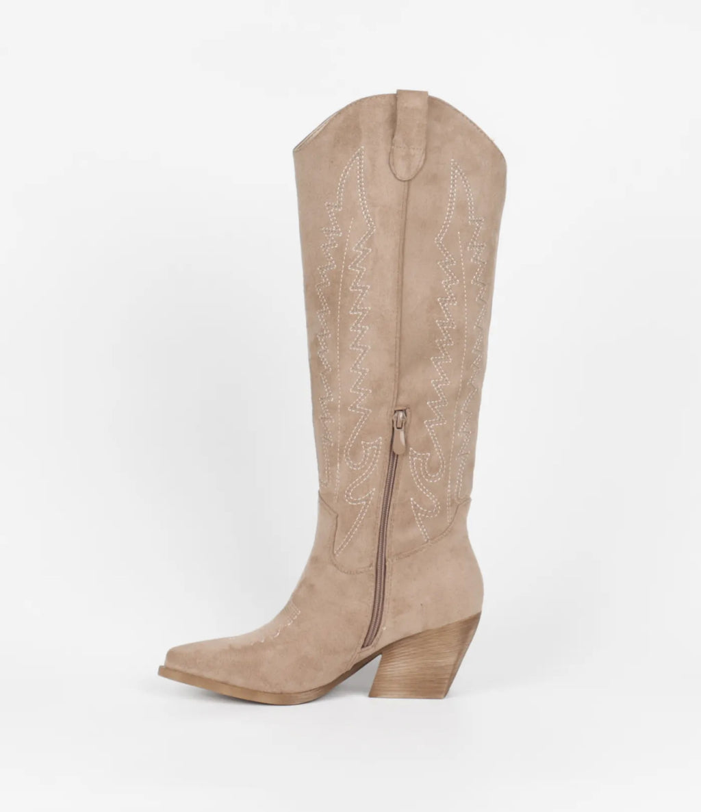 Bottes Santiago Women – Western Cowgirl Style with Comfortable Block Heel