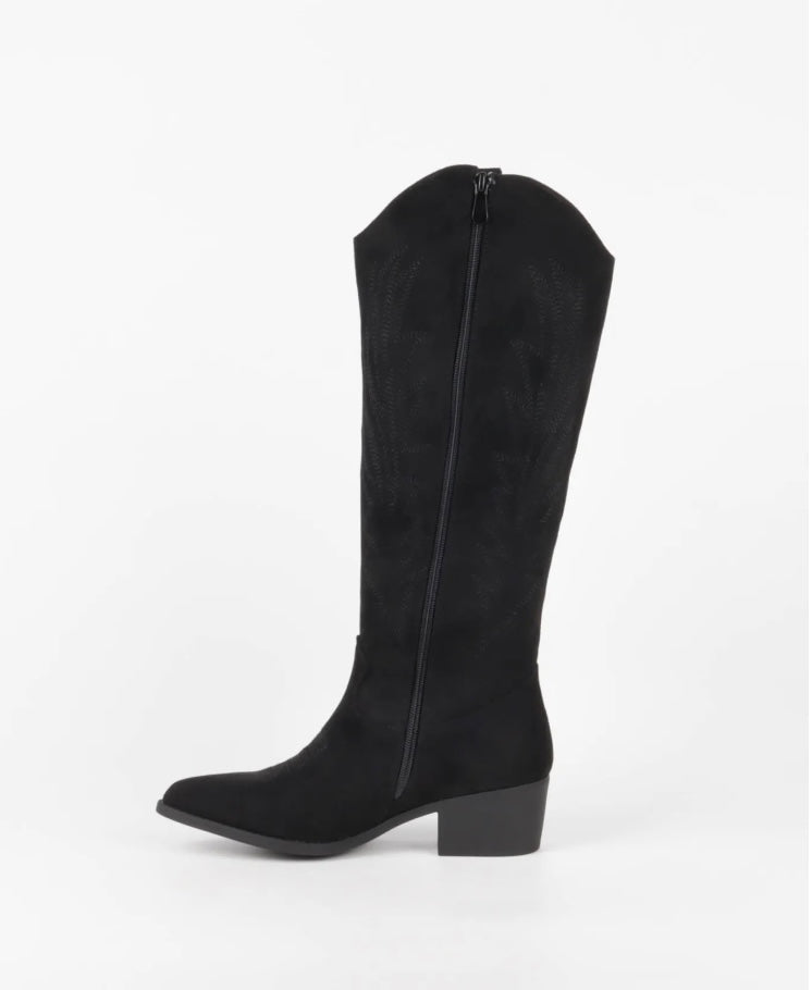 Bottes Santiago Women – Western Cowgirl Style with Comfortable Block Heel