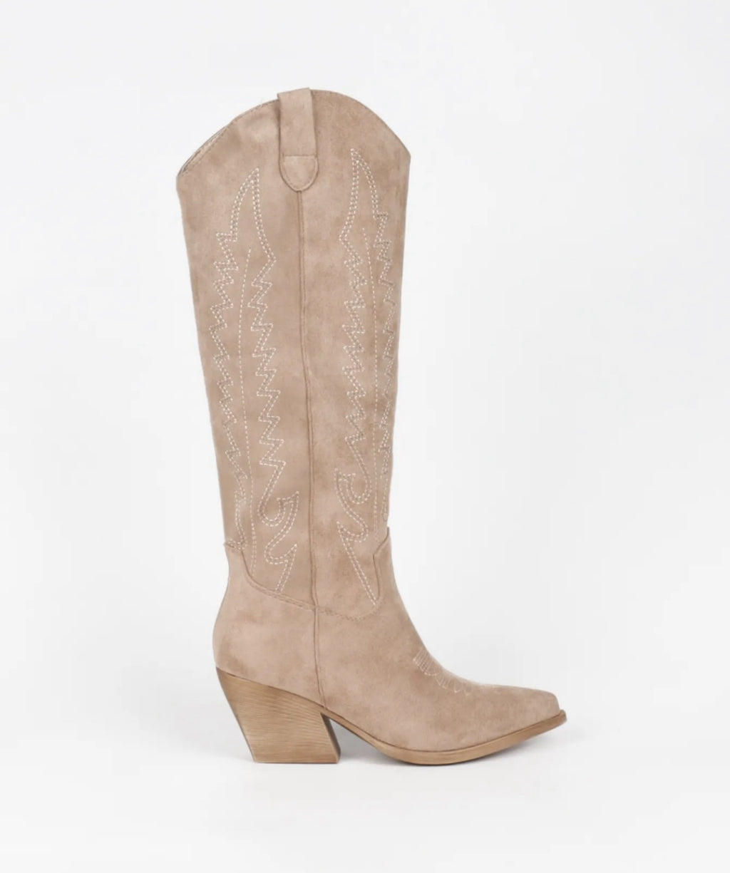 Bottes Santiago Women – Western Cowgirl Style with Comfortable Block Heel
