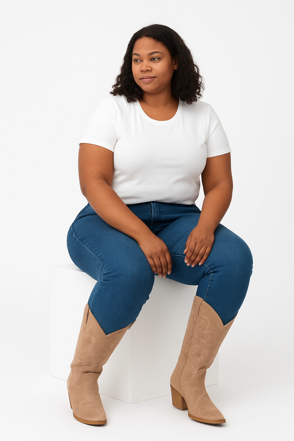 Bottes Santiago Women – Western Cowgirl Style with Comfortable Block Heel