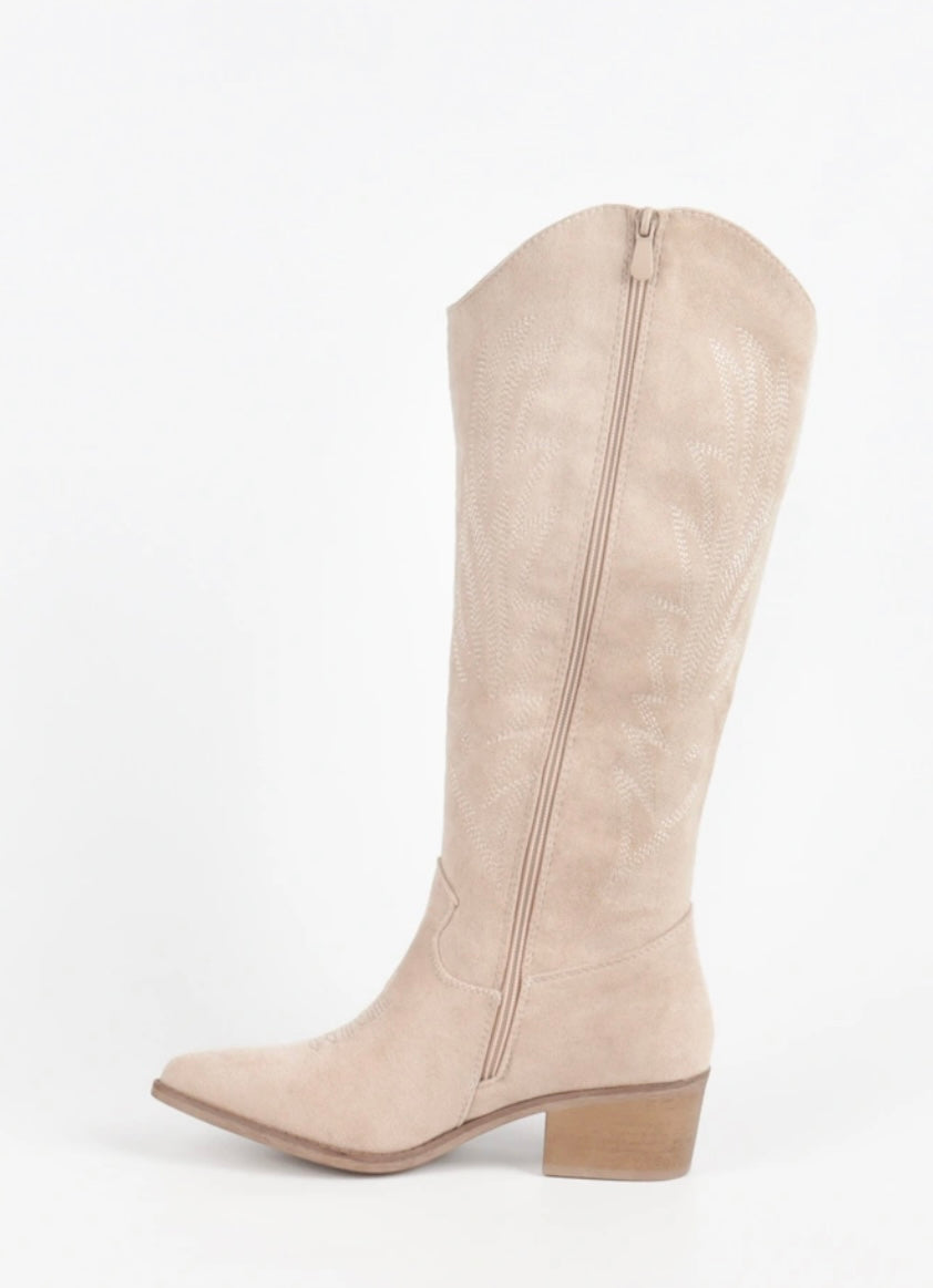 Bottes Santiago Women – Western Cowgirl Style with Comfortable Block Heel